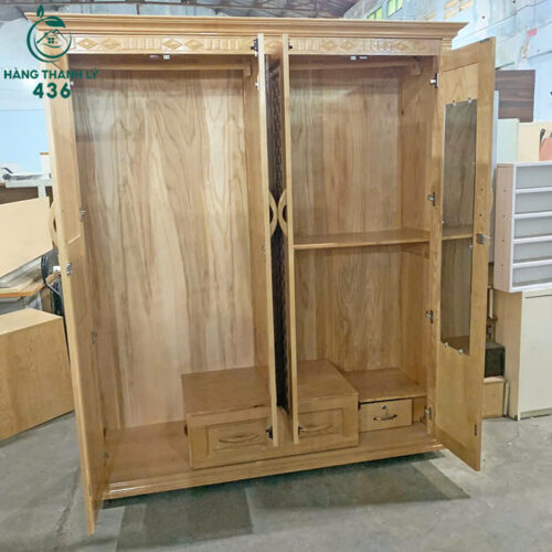 Thanh Lý Tủ Quần Áo 4 Cánh Mới 99% 6 thanh ly tu quan ao 4 canh 5