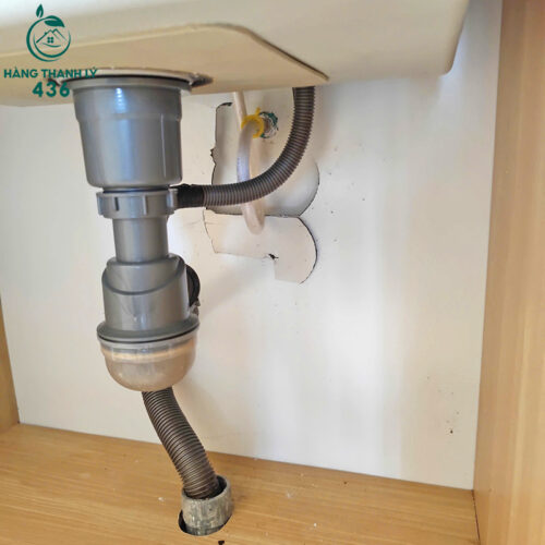 Tủ Bếp Gỗ Cũ 2M02x80CM Tích Hợp Bồn Rửa Hiện Đại 4 tu bep go cu 2m02x80cm tich hop bon rua hien dai 6