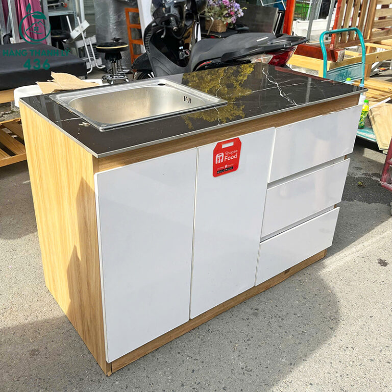 tu bep go ket hop mat da cu 1m2x85cm phoi trang 2