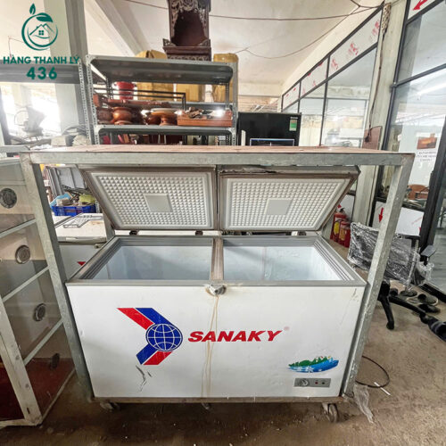 Tủ Đông Sanaky Cũ Gắn Liền Khung Kim Loại 4 tu dong sanaky cu gan lien khung kim loai 2