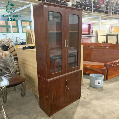 tu dung ho so van phong cu 2mx90cm 2 tang 1