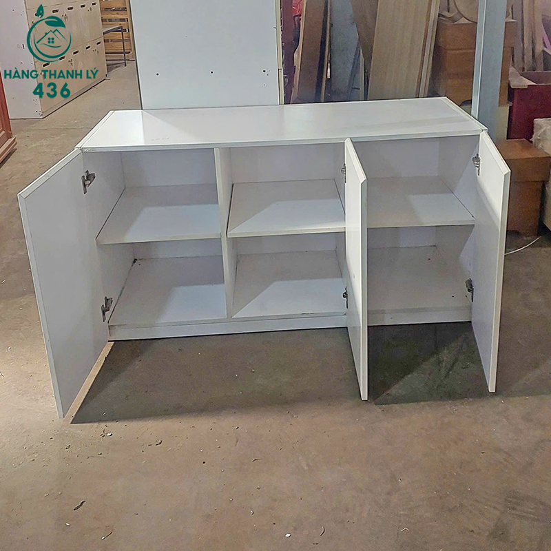 tu-giay-cu-mau-trang-1m4x75cm-nhieu-ngan-rong-rai-2 Tủ Giày Cũ Màu Trắng 1M4x75CM Nhiều Ngăn Rộng Rãi