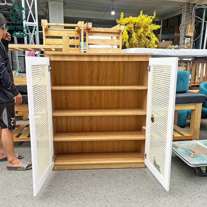 Tủ Giày Dép Cũ 2 Cánh Mây Nhiều Tầng Tiện Lợi tu-giay-dep-cu-2-canh-may-nhieu-tang-tien-loi-1 Tủ Giày Dép Cũ 2 Cánh Mây Nhiều Tầng Tiện Lợi