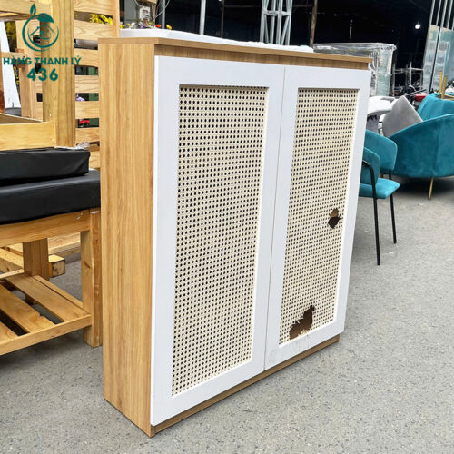 Tủ Giày Dép Cũ 2 Cánh Mây Nhiều Tầng Tiện Lợi 4 tu giay dep cu 2 canh may nhieu tang tien loi 2