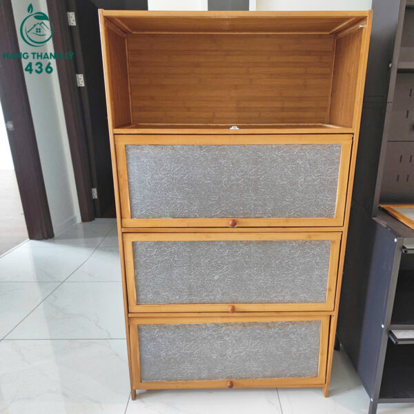 tu giay dep go cu 4 ngan tien loi 79cmx1m4 2