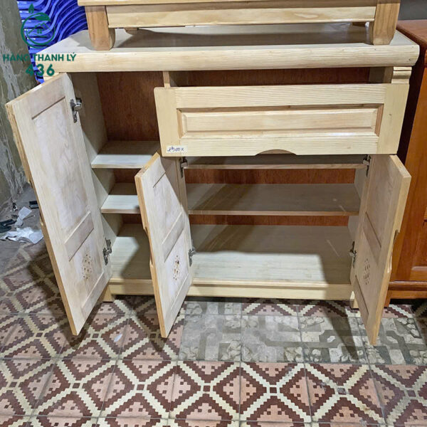 tu giay go da nang 3 canh 1 hoc keo moi 99 nhieu mau 2