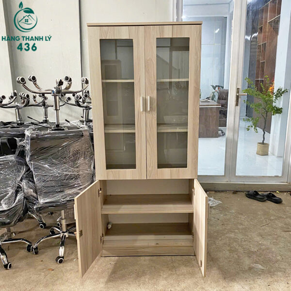 tu ho so go 4 canh cu 80cmx1m83 gia tot 2