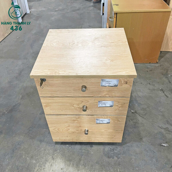 tu ho so go cu 3 ngan keo tay nam kim loai 1