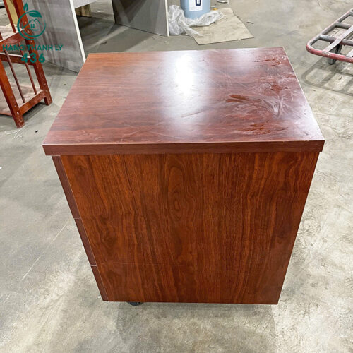 Tủ Hồ Sơ Gỗ Cũ Màu Nâu Đỏ 3 Ngăn Kéo Giá Rẻ 4 tu ho so go cu mau nau do 3 ngan keo gia re 2