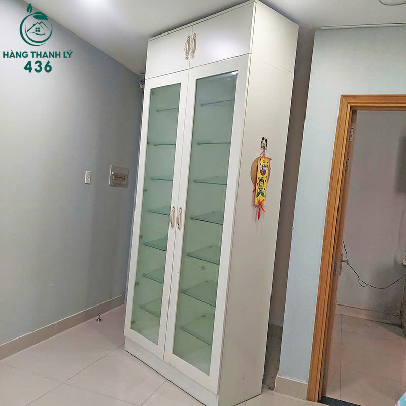 tu-kinh-trung-bay-cu-2m6-1m1-co-nhieu-ngan-4 Tủ Kính Trưng Bày Cũ 2M6x1M1 Có Nhiều Ngăn