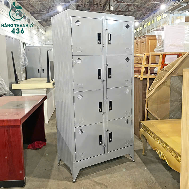 tu-locker-sat-6-ngan-dung-do-ca-nhan-moi-99-2 Tủ Locker Sắt 8 Ngăn Đựng Đồ Cá Nhân Mới 99%