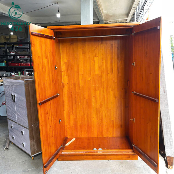 tu quan ao go thong cu 2 canh 1m2x1m9 hang dep 1