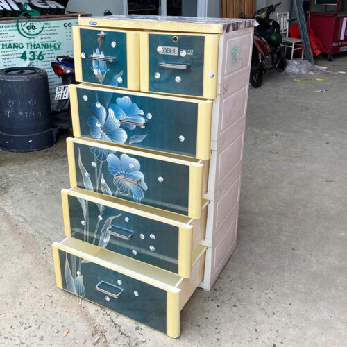 Tủ Quần Áo Nhựa Duy Tân Cũ 6 Ngăn Nhiều Màu 10 tu quan ao nhua duy tan cu 6 ngan nhieu mau 9