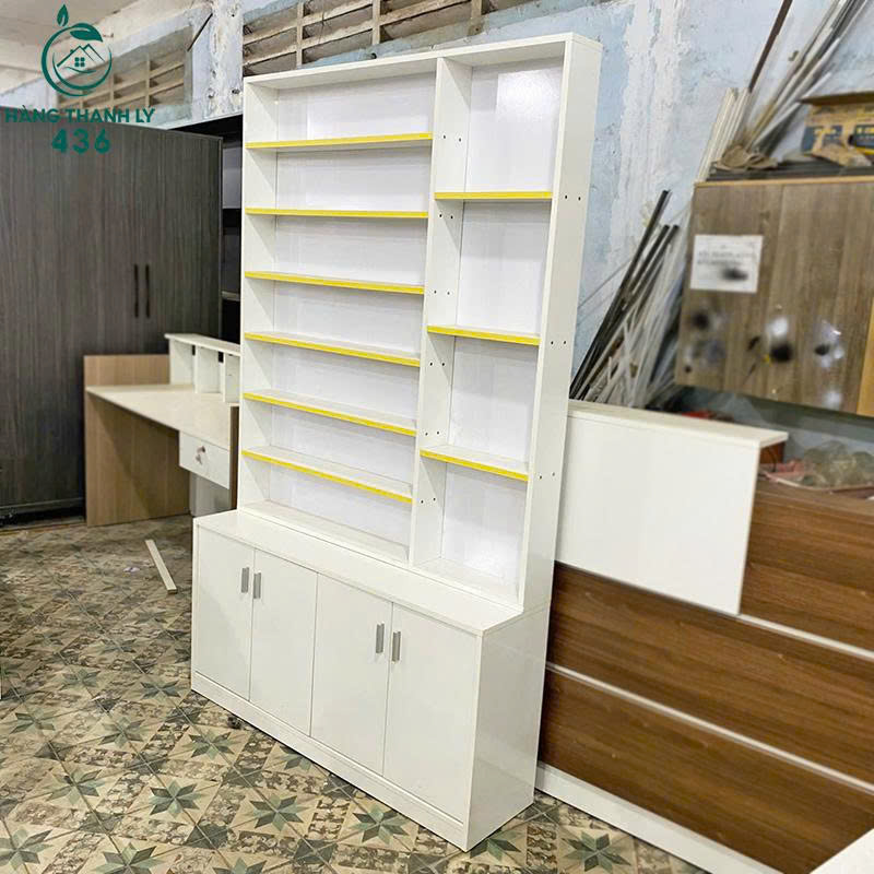 tu-trung-bay-ket-hop-nhieu-ngan-2mx1m2-moi-99-4 Tủ Trưng Bày Kết Hợp Nhiều Ngăn 2Mx1M2 Mới 99%