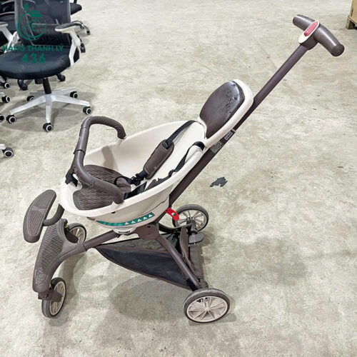 Xe Đẩy Em Bé Cũ Thiết Kế Gấp Gọn Màu Nâu 4 xa kho xe day em be gia re nhieu mau 2