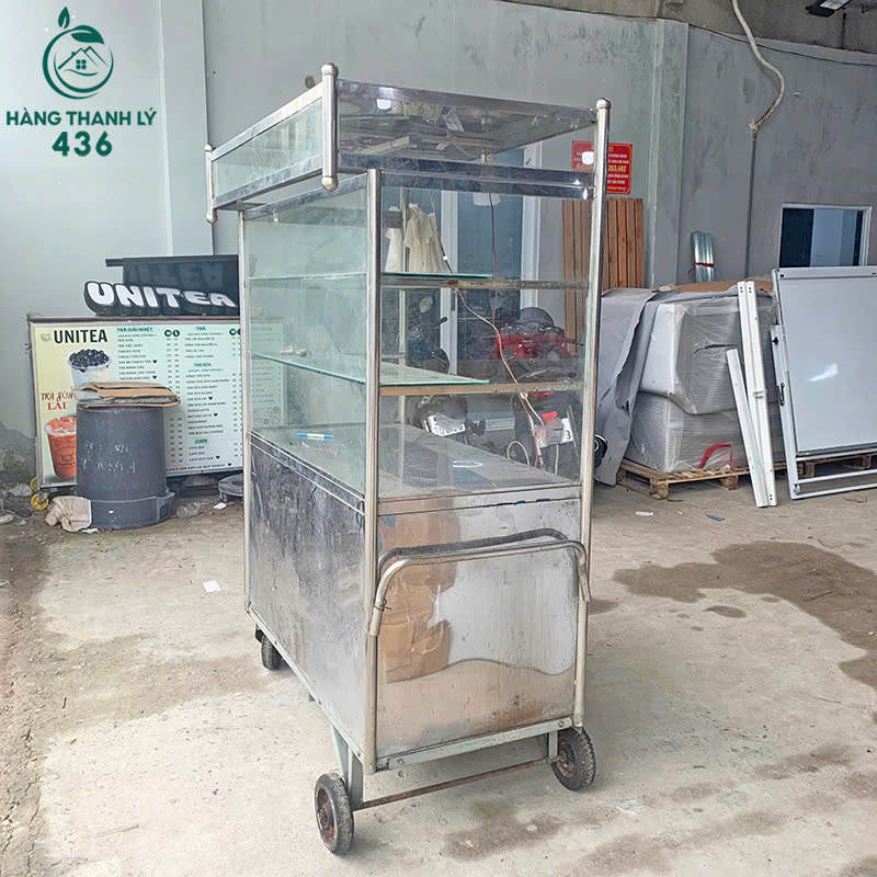 xe-ban-hang-inox-da-ngan-1m2x1m8-cu-5 Xe Bán Hàng Inox Đa Ngăn 1M2x1M8 Cũ