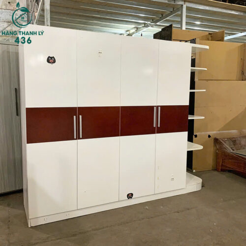 Tủ Quần Áo 4 Cánh Cũ 2M4x2M Liền Kệ 6 z7037087594790 e6200a41583b24bf0df15b3f574fc805