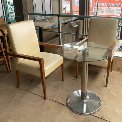 Bàn Ghế Cafe Cũ Có Tay Vịn Bọc Da Dễ Dàng Lau Chùi (Nhiều Mẫu) 10 ban ghe cafe cu co tay vin boc da de dang lau chui nhieu mau 2