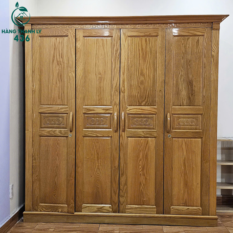 Tủ Quần Áo Cũ 4 Cánh Rộng Rãi Có Nhiều Ngăn Đựng Đồ ban-giam-doc-cu-1m38x75cm-thiet-ke-hien-dai-kich-thuoc-lon-4 Tủ Quần Áo Cũ 4 Cánh Rộng Rãi Có Nhiều Ngăn Đựng Đồ