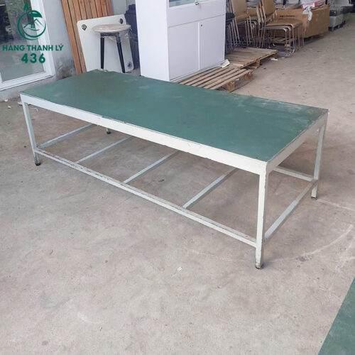 Bàn Kệ Inox Cũ 2 Tầng Chân Sắt (Nhiều Mẫu) 6 ban ke inox cu 2 tang chan sat nhieu mau 6