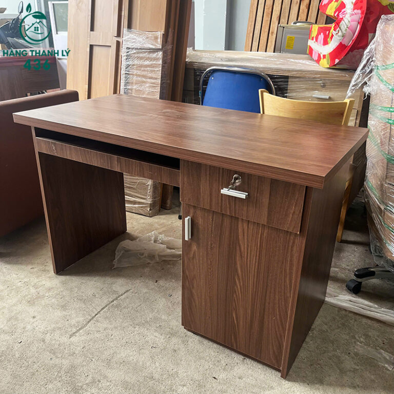 ban lam viec cu 1m2x60cm co hoc tu tien dung 1