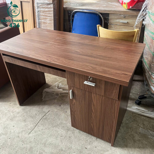 Bàn Làm Việc Cũ 1M2X60cm Có Hộc Tủ Tiện Dụng 4 ban lam viec cu 1m2x60cm co hoc tu tien dung 3