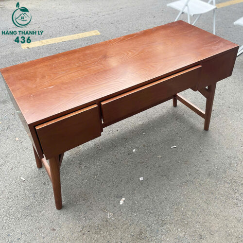 Bàn Làm Việc Cũ Có Ngăn Chứa Đồ Mặt Vân Đẹp 4 ban lam viec cu co ngan chua do mat van dep 3