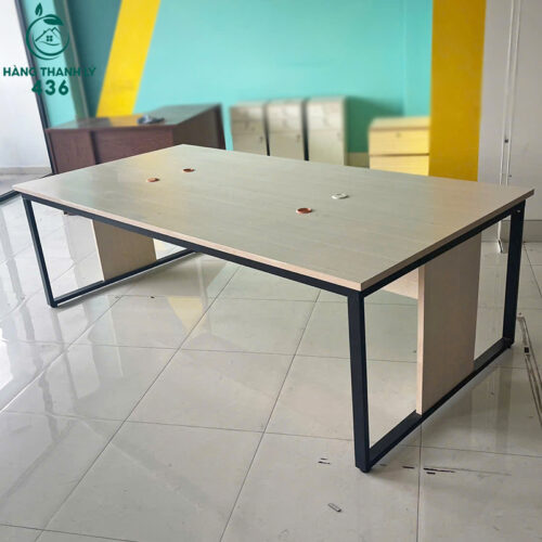 Bàn Làm Việc Cũ Dành Cho Nhóm 4 Người Chân Chữ U 3 ban lam viec cu danh cho nhom 4 nguoi chan chu u 1