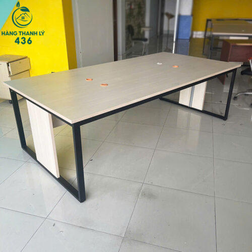 Bàn Làm Việc Cũ Dành Cho Nhóm 4 Người Chân Chữ U 2 ban lam viec cu danh cho nhom 4 nguoi chan chu u 2
