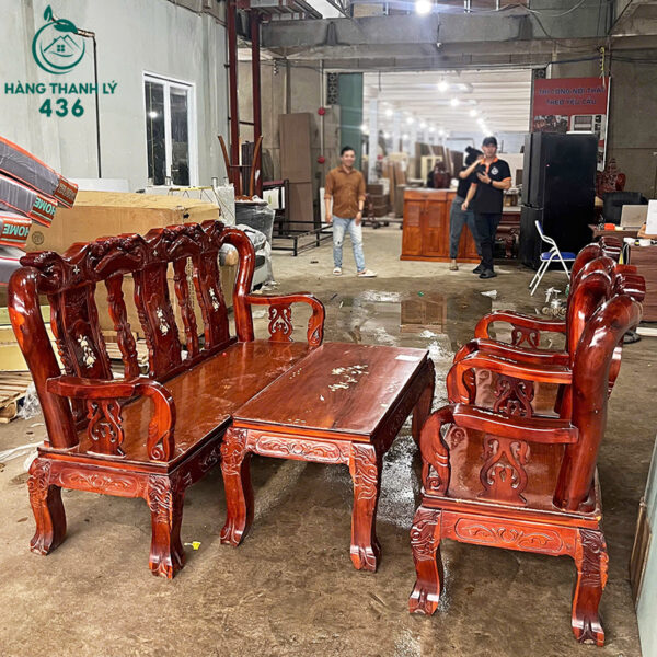 bo ban ghe salon go cu hoa tiet dep moi 90 2