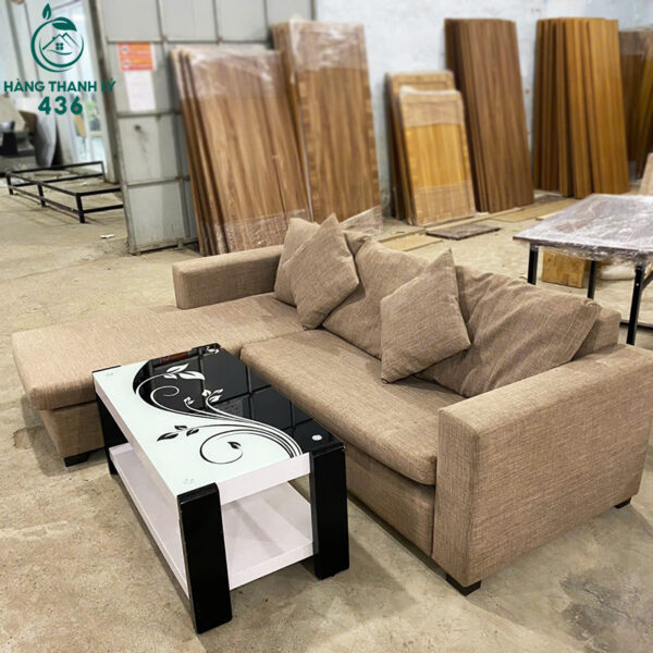 bo ban ghe sofa phong khach cu goc chu l mau nau 5