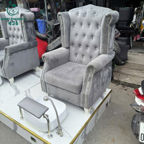 bo ghe nail cu lung cao sang trong co dinh pha le dep 2