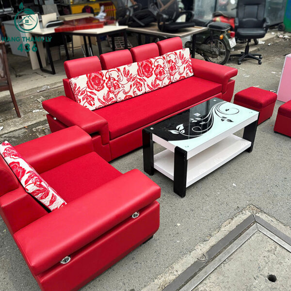 bo-sofa-cu-mau-do-2m2x75cm-ghe-dai-ghe-don-kem-ban-sang-trong (4) bo sofa cu mau do 2m2x75cm ghe dai ghe don kem ban sang trong 4