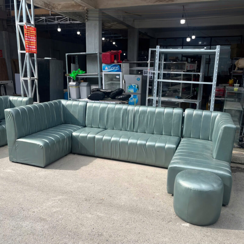 bo-sofa-da-cu-mau-xanh-3m5x1m6-kem-don-nhieu-mau-4-800x800 Bộ Sofa Da Cũ 3M5x1M6 Kèm Đôn Có Thể Tách Rời (Nhiều Mẫu)