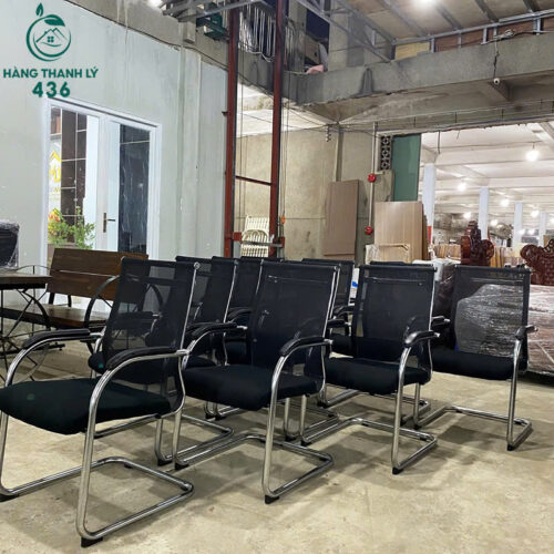 Ghế Chân Quỳ Cũ Lưng Lưới Màu Đen Hãng Hòa Phát 7 ghe chan quy cu lung luoi mau den hang hoa phat 7