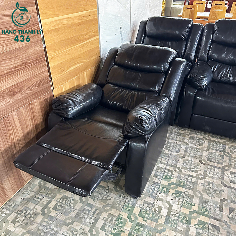 ghe-sofa-don-cu-boc-da-den-nga-lung-dien-tu-dong-3 Ghế Sofa Đơn Cũ Bọc Da Đen Cắm Điện Ngả Lưng Tự Động