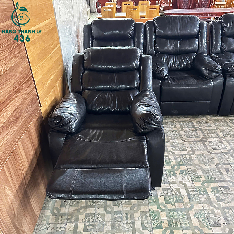 ghe-sofa-don-cu-boc-da-den-nga-lung-dien-tu-dong-4 Ghế Sofa Đơn Cũ Bọc Da Đen Cắm Điện Ngả Lưng Tự Động