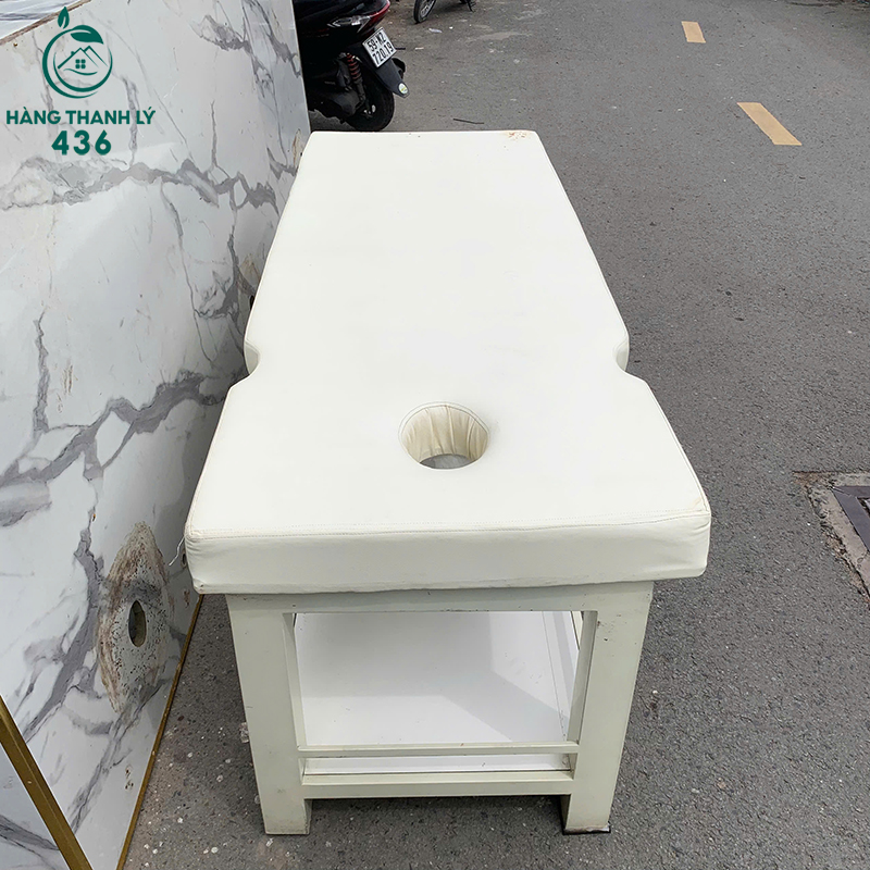 Giường Massage Cũ 2MX70CM Màu Trắng Nệm Dày Dặn Dễ Lau Chùi giuong-massage-cu-2mx70cm-mau-trang-nem-day-dan-de-lau-chui-2 Giường Massage Cũ 2MX70CM Màu Trắng Nệm Dày Dặn Dễ Lau Chùi