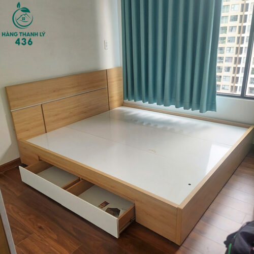 Giường Ngủ Cũ 1M4X2M Có Hộc Tủ Tiện Lợi Tiết Kiệm Diện Tích 4 giuong ngu cu 1m4x2m co hoc tu tien loi tiet kiem dien tich 1