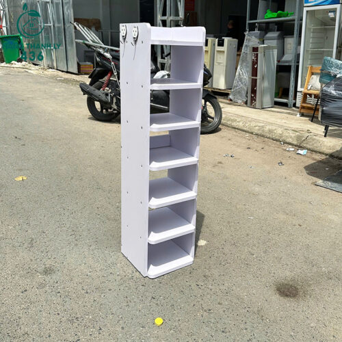 ke giay cu 6 ngan mau trang hang dep 2