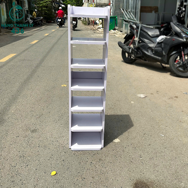 ke-giay-cu-6-ngan-mau-trang-hang-dep-4 Kệ Giày Cũ 6 Ngăn Màu Trắng Hàng Đẹp