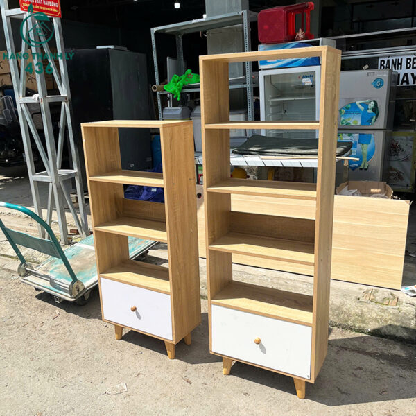 ke sach go cu da ngan co hoc keo nhieu mau 1