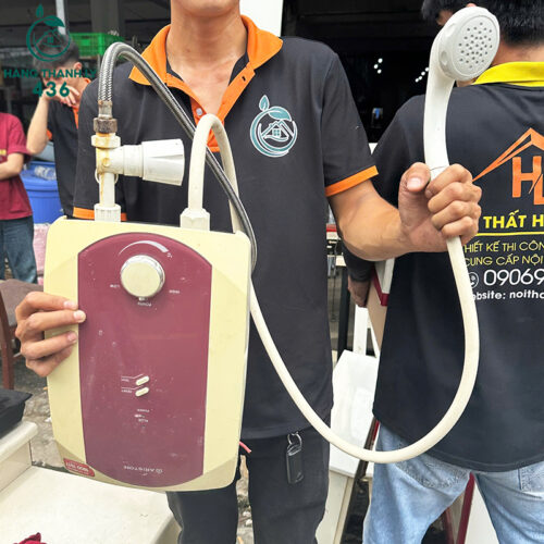 Máy Nước Nóng Cũ Có Núm Điều Chỉnh Nhiệt Độ Dễ Dùng 2 may nuoc nong cu co num dieu chinh nhiet do de dung 3