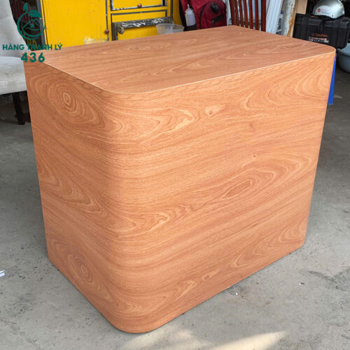 Quầy Lễ Tân Cũ 1MX60CM Bo Góc Tròn Sang Trọng 5 quay le tan cu bo goc tron sang trong 1