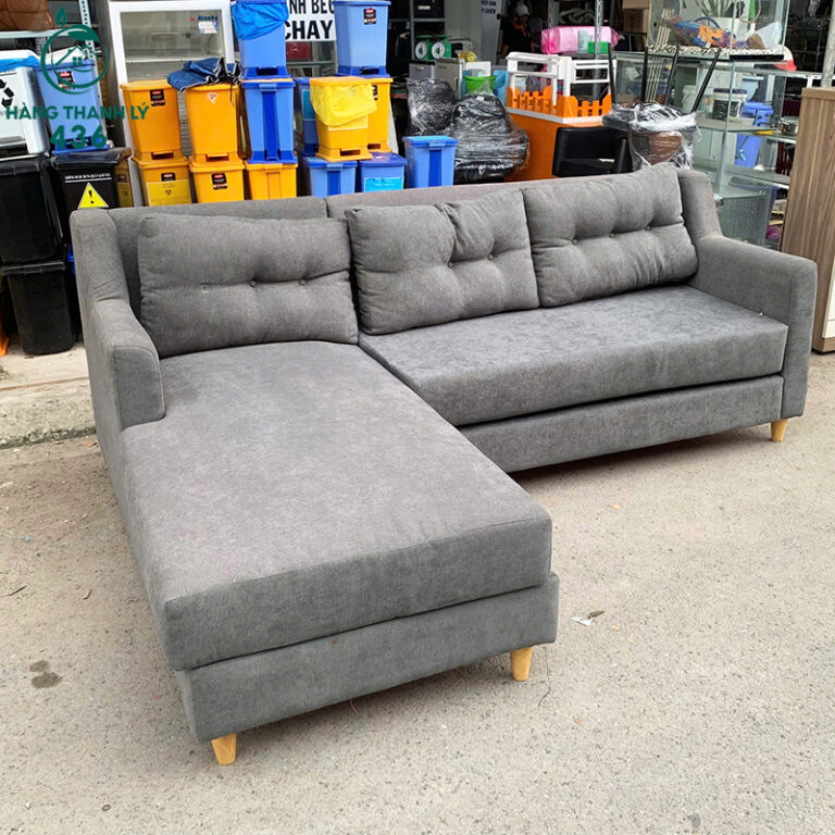 sofa cu dang goc chu l 1m6x2m2 mau xam tro vai ni mem mai 1