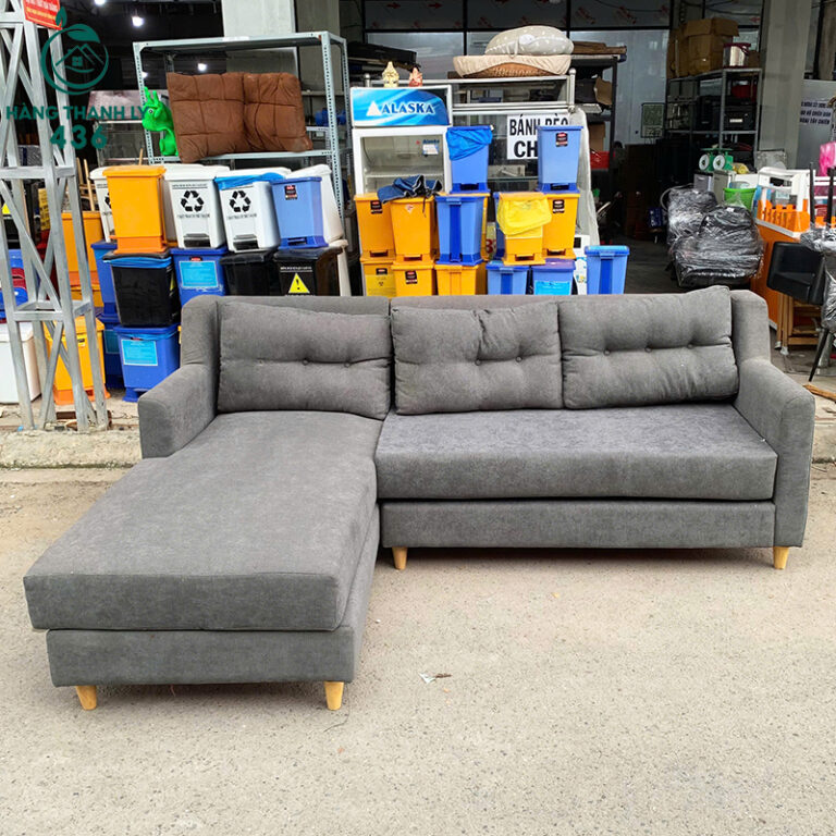 sofa cu dang goc chu l 1m6x2m2 mau xam tro vai ni mem mai 3