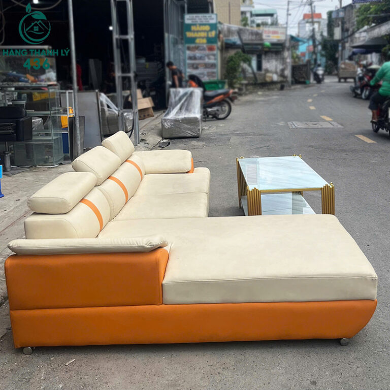 sofa cu dang goc l mau kem phoi cam thiet ke doc dao 3