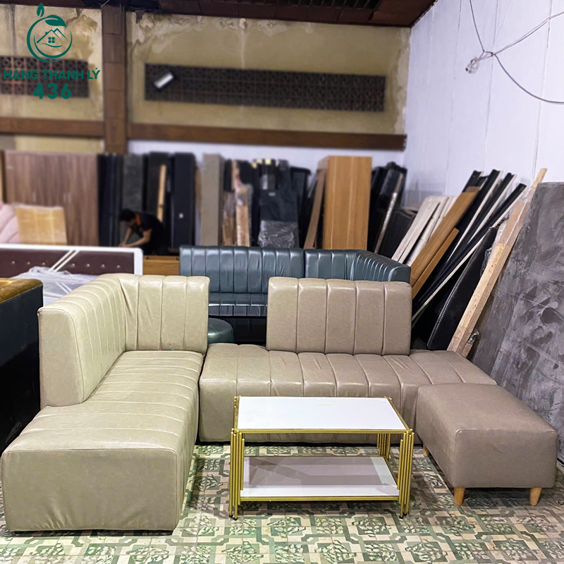 sofa-goc-cu-mau-kem-nhieu-mau-2 Sofa Góc Cũ Chữ L Màu Kem (Nhiều Mẫu)