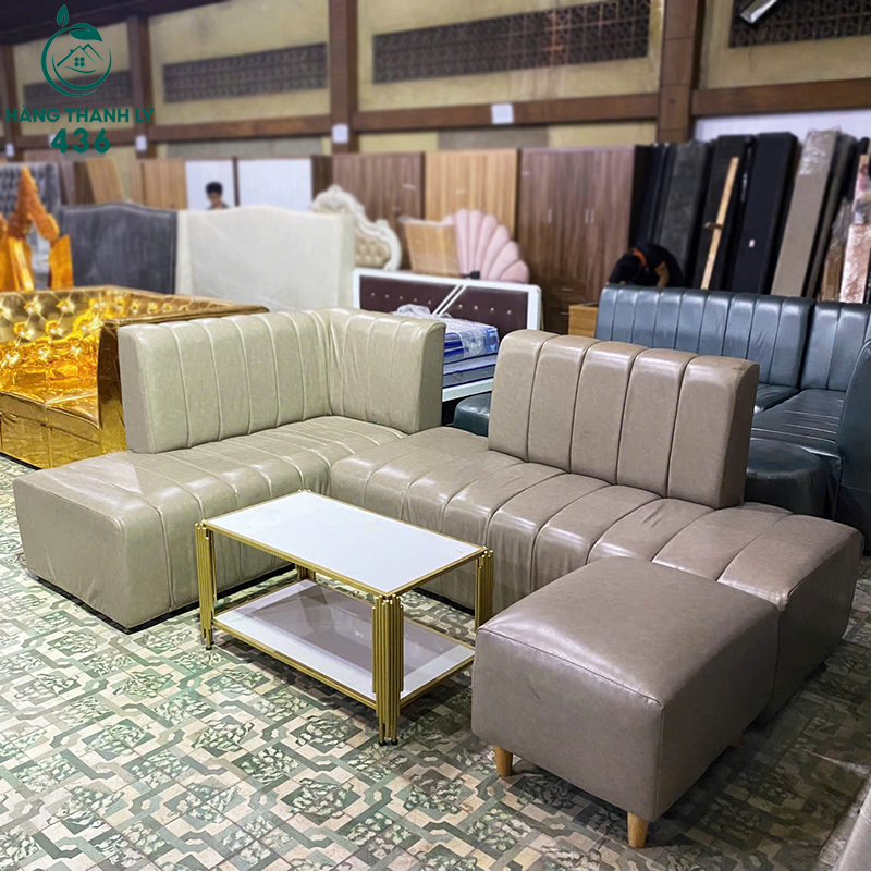 sofa-goc-cu-mau-kem-nhieu-mau-3 Sofa Góc Cũ Chữ L Màu Kem (Nhiều Mẫu)