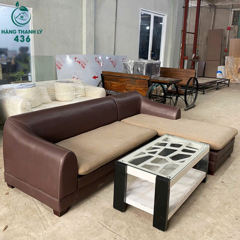 sofa goc l cu 2m3x1m6 boc da nau phoi nem vai kem 7